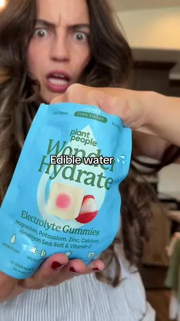 Electrolytes in gummy form! #electrolytes #hydration #wonderhydrate #hydrate 
