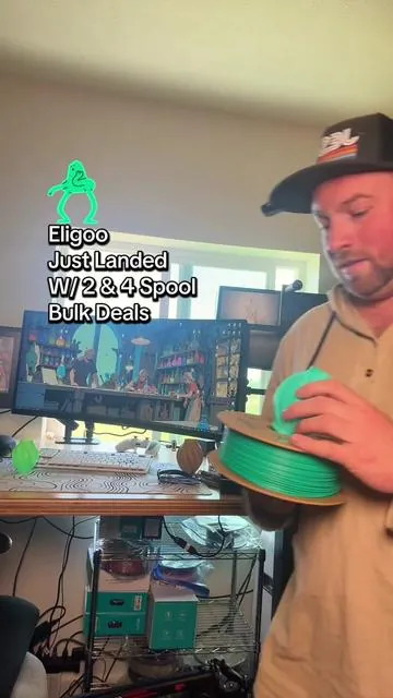 Level up your 3D printing with trusted Eligoo PLA Filament. Grab their 2-spool or 4-spool bulk deals and stock up for all your summer projects without breaking the bank. For years, Eligoo has been a reliable brand 3D printing parents can count on—consistent colors, smooth prints, and zero drama. Their spools even include RFID capabilities for seamless printer recognition and accurate tracking. Perfect for creating durable toys, figures, and custom creations that keep kids busy and creative.  #eligoo #3dprinting #filament #pla #useful3dprints 