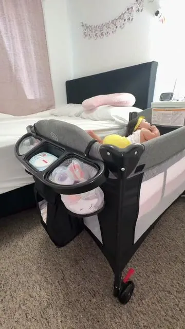 Cuna Baby Bassinet & Bedside Sleeper #babybassinet #newbornessentials #babymusthaves #momtok #babyproducts