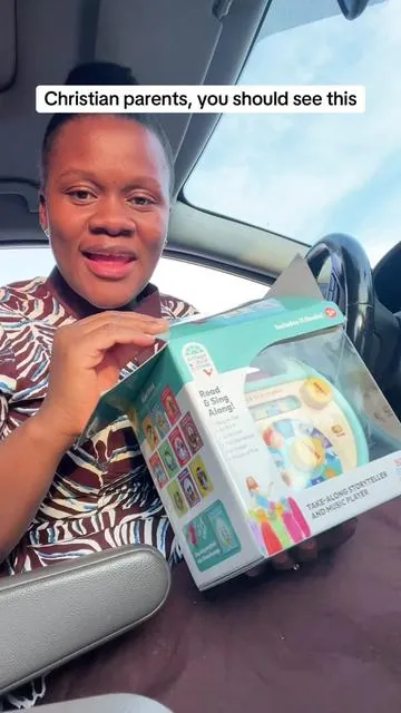 Teaching your little ones about Jesus in a way they’ll actually enjoy 🤍 This interactive Bible storyteller comes with Bible stories, Christian songs, and storybooks kids can follow along with. Perfect for bedtime, quiet time, and car rides. #biblestoriesforkids #christiantiktok #christianmom #faithbasedparenting #toddlertoys 