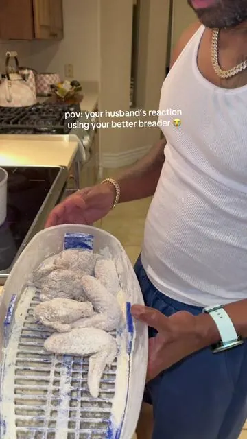 he is hilarious but this one is fire tho 😍🔥 #betterbreader #betterbreaderxl #kitchengadgets #kitchenhacks #tiktokshopcreatorpicks 