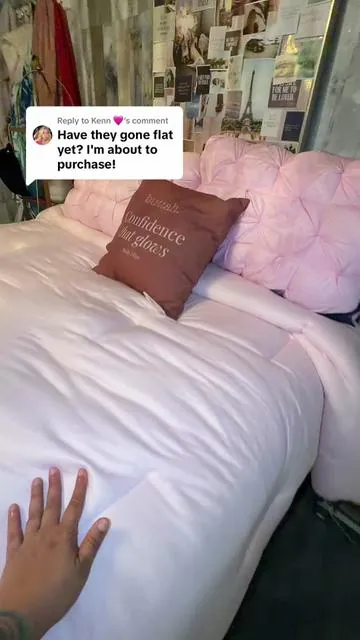 Replying to @Kenn 🩷 @Belle Vue Shop #hotelpillows #luxurypillows #dealforyoudays #pinkpillows #officiallyeirene 