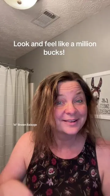 Hair toppers are a great solution for anyone with thinning hair or hair loss. They're also fabulous if you just wanna change up your hairstyle without the cost or commitment of a salon. #hairtopper #thinninghairsolution #hairloss #glp1community #menopause  