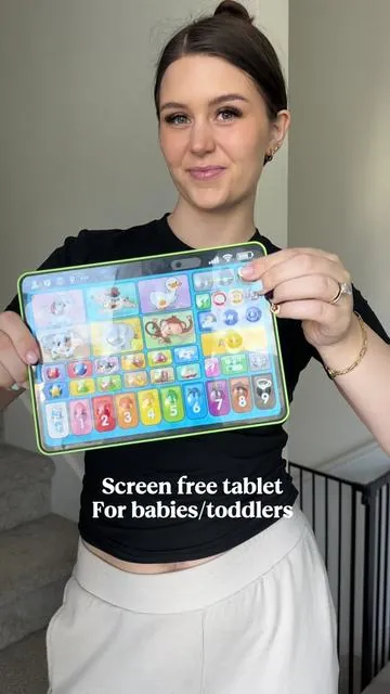 Perfect early Learning toy!!! #hahalandtoys #tiktokmademebuyit #toyreview #screenfree #screenfreetablet 