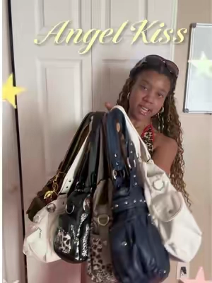 size comparison of all the angelkiss bags i own! @Angelkiss Bags #angelkissbag #pursetok #cutepurse #schoolbag #EasyReturnsEveryTime 