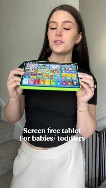 I wish I bought this sooner!!! #screenfree #screenfreetablet #screenfreeplay #screenfreeactivities #babytoys 