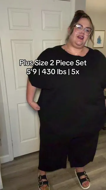 Nobody tells you that there are actual plus size friendly brands on TikTok shop! #plussize #plussizefashion #plussizetwopieceset #plussizespringoutfitideas 