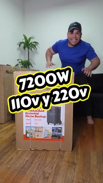 🔥🔋 Jackery 5000 Plus / Jackery Explorer 5000 Plus 🔋🔥 • 5040Wh de batería LiFePO4 + 7200W de salida continua ⚡ • Soporta 120V y 240V para respaldar toda tu casa 🏠 • Hasta 4000W de entrada solar ☀️ • Expandible hasta 60kWh para máxima autonomía 🔋 • Ideal para apagones, RV, emergencia y sistemas solares ⚡ • 5040Wh LiFePO4 battery + 7200W continuous output ⚡ • Supports both 120V and 240V home backup 🏠 • Up to 4000W solar input ☀️ • Expandable up to 60kWh for long-term backup 🔋 • Perfect for home backup, RVs, off-grid and emergencies ⚡ #Jackery #Jackery5000Plus #SolarGenerator #PortablePowerStation #tiktokshopstockup   🚀🔋☀️