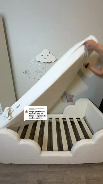 Respuesta a @Fernanda 🤍 te dejo el link 🔗 https://www.tiktok.com/t/ZP92QQvseTnfC-XsQDS/ la cama la puedes adquirir aquí arriba 👆 #bedforkids #cloudbed #bedroom #cama #dealsforyouday 