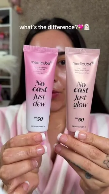 New Medicube No Cast Just Dew PDRN Sunscreen 🧖🏻‍♀️💖✨🏝️☀️🧴 @medicube global @medicube US Store #KBeautyCollective #TikTokShopCreatorPicks #medicube #medicubenocastjustdew #DealsforYouDays   
