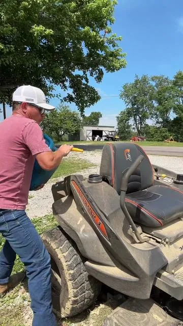 This makes life so easy on you!  This transfer pumps us easy to use and handy to have. #mowing #dealsforyoudays #gas #summervibes #fathersday 