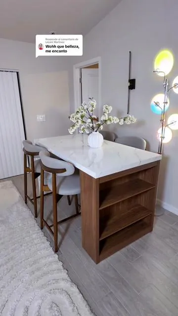 Respuesta a @Leyani Martinez kitchen Island #homedecor #furniture #kitchen #kitchenisland #dinningtable @ONBRILL OFFICIAL 