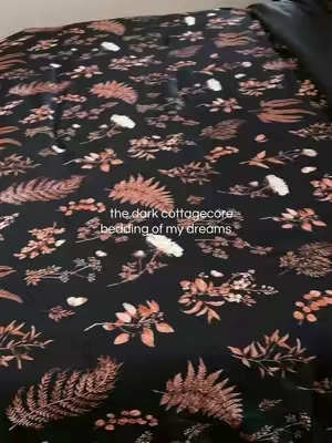 can’t believe the black was finally restocked it took me forever to snag it. #bedding #bedsure #cottagecore #moodyaesthetic #dealsforyoudays 