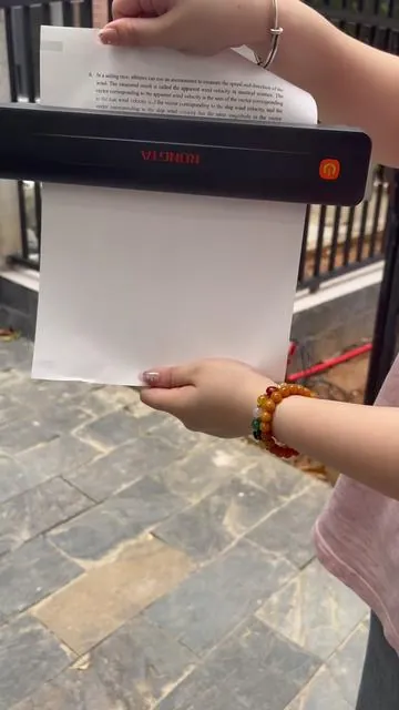 It connects via Bluetooth for wireless printing and never needs ink!#wirelessprinter #thermalprinter#portableprinter #giftforher #fyp