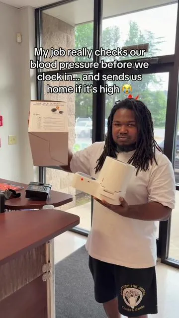 So apparently good blood pressure is a requirement to have a job now 🤣 #bloodpressurecheck #Bloodpressure #hypertension #bloodpressuremonitor 