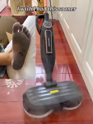 This is a high-temperature steam mop that can quickly polish your floors and kill bacteria. It's truly a great helper for household cleaning! #tiktokshop #mop #SummerWins #DealsForYouDays #steammop 
