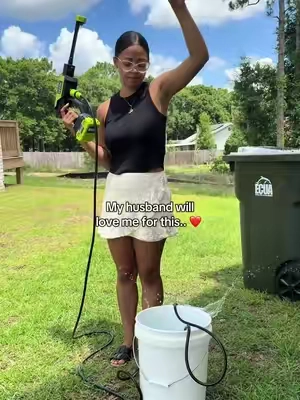 This is the perfect gift for Father’s Day! #pressurewasher #cordlesspressurewasher #fathersdaygift #dealsforyoudays #summerwins 