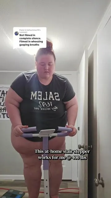 Replying to @ballsackman10  LOVING this at-home stair stepper ♡ #stairstepper #athomegym #homegym #weightlossjourney #workoutmotivation 