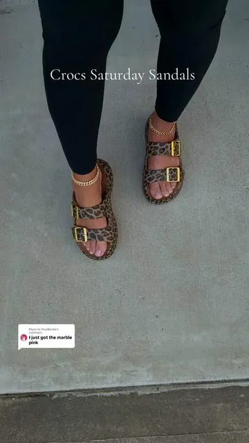 Replying to @YourBestie leopard print just released! #crocs #leopardprint #sandals #crocsnewarrivals @Crocs 