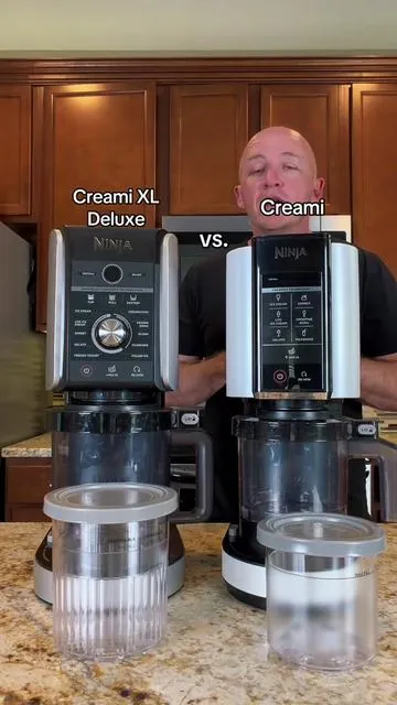 So what’s the difference between the Ninja Creami and the Ninja Creami CL Deluxe? #ninjacreami #creami #icecreammaker #ninjakitchen #dealsforyoudays 