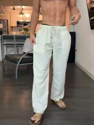 I got yall #linenpants #oldmoneyoutfits #mensfashion #dealsforyoudays #tiktokshopcreatorpicks 
