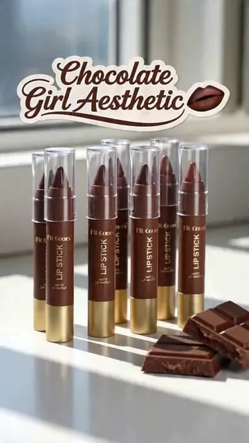 6pcs/set Matte Lipstick Pencil, Waterproof Lasting Lip Liner Pen, Non-Stick Cup Lip Contour Pencil, Beauty Makeup Lipliner Set.🍫  #LipstickGoals #ChocolateAesthetic #TikTokMadeMeBuyIt #MakeupMustHave #lipstick #makeup #brownlipliner #BeautyEssentials #FYP