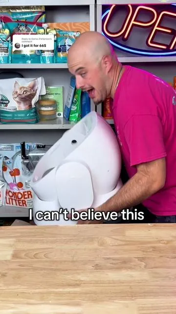 Replying to @Darius Patterson this brand new automatic litter box is so affordable #dealsforyoudays 