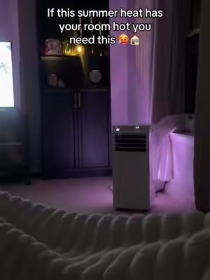 Don’t know how I ever went a summer without this🙌🏠🧊 #coldroom #AC #acunit #airconditioner #dealsforyouday 