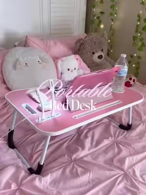 i love this cute little bed desk #dealsforyoudays 