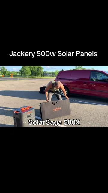 Very high quality 500w solar panels by Jackery. #jackery #tolbers #solarpanel #solarpower #solar 