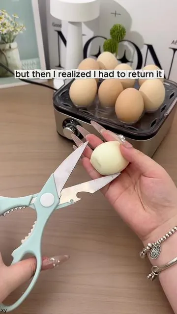 I can't believe this didn't exist sooner Perfect boiled eggs with no boiled water!#eggs #boiledegg #eggboil #Dealsforyoudays#summerwins
