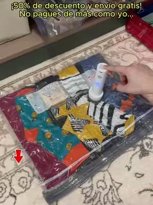 50% OFF on this storage hack!!!Perfecto para casa, viajes y espacios pequeños 🏠🧳 Ahora están en oferta… ¡y yo ya compré otro juego! ✨#vacuumbag #tiktokshop #viral  #homeorganization #dealsforyoudays 