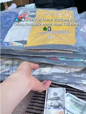 🚨68%😱Order today and get free shipping!⚡️🛒 Compress, organize, dual power pump shrink clothes in seconds. Best Vacuum Storage Bags for Travel & Home Organization 2026.🥳🛍👇#foryoupage #travelbetter  #VacuumStorage #packsmart #travellife 