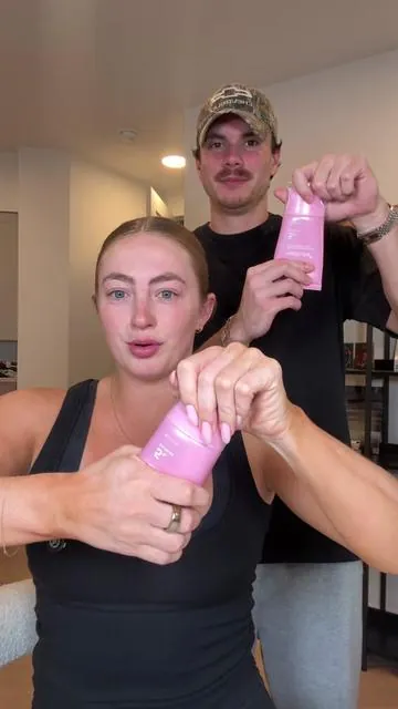New couples morning routine on lock 