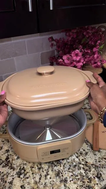 Sincerely, a mommy who loves convenience! ☺️🙌🏾 #cookware #magnifique #dealsforyoudays #slowcookerrecipe #slowcooker  