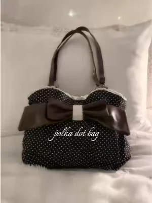 my dream bag.. cute #polkadots #lana #coquette #purse #cutebag 