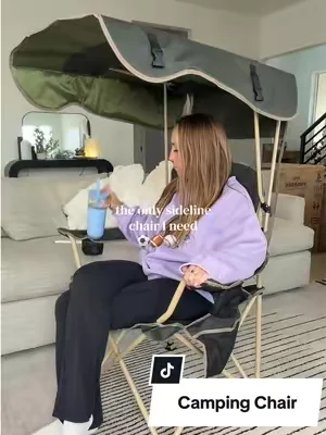 I get the hype #campingchair #foldablechair #sportsmom #campingessentials #dealsforyoudays 