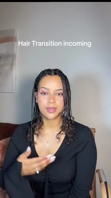 #hairtransition #hairtok #crochethair #miracleknots #fyp 