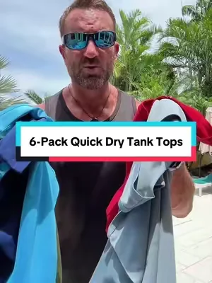 This 6-pack of men’s quick dry tank tops is made with lightweight, breathable fabric that helps wick away sweat and dry fast. Whether you’re lifting weights, running, training outdoors, or just enjoying the summer weather, these tanks keep you comfortable without feeling heavy or clingy. The athletic fit looks great, moves with you, and having six tanks in one pack means you’re always ready for your next workout. #tanktop #workouttank #mensstyle #SummerVibes #DealsForYouDays 
