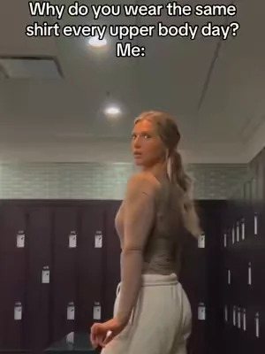 So I can show my muscles off without wearing a cut off, Wouldn’t you? 
