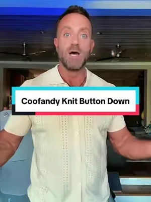 The Coofandy Men's Knit Short Sleeve Button Down has that premium textured look you'd expect from a much more expensive shirt, but it's comfortable enough to wear all day. The lightweight knit fabric is soft, breathable, and stretchy, giving you a clean fit without feeling restrictive. Whether you're heading to dinner, on vacation, or just want to elevate your everyday style, this shirt makes it easy. #buttondownshirt #mensstyle #mensshirt #SummerVibes #DealsForYouDays 