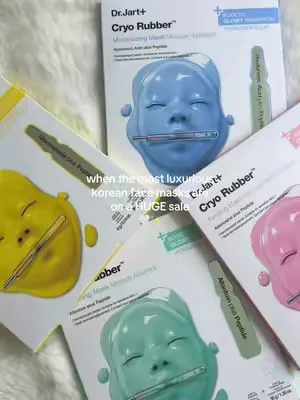 the best face masks EVER!! dr jart cooling 4 mask pack moisturize firm brighten soothe tiktok shop #tiktokshopcreatorpicks #tiktokshopsummerturnup #DealsForYouDay #tiktokshopdealsforyou #drjart dr jart best korean face masks instant results glass skin buy with coupon maehni @DrJart North America  