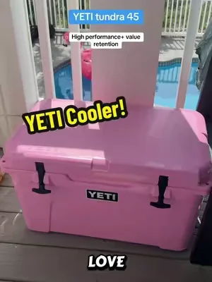 The YETI tundra 45 hard cooler keeps ice for days, is dry ice compatible, as the ultimate camping beach or everyday cooler! The great thing about yeti coolers is that they hold their value and can last a lifetime! So rather than coolers that break, then become immediately worthless, this is an item that is not only providing the best ice retention, but it’s also a great value when you consider resale #yetitundra45 #yeticooler #bestcooler #dealsforyoudays #summerwins @YETI 