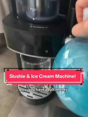 Slushie and ice cream machine all in one! 6-in-1 maker! Have a slushie in 20 minutes! #slushy #slushiemaker #slushiemachine #icecreammachine #slushies 
