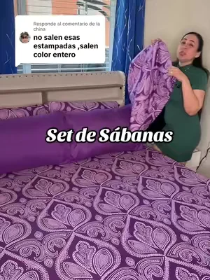 Respuesta a @la china Set de Sábanas de muy buena calidad. #sheets #sabanas #luxdecor #dealsforyourdays 