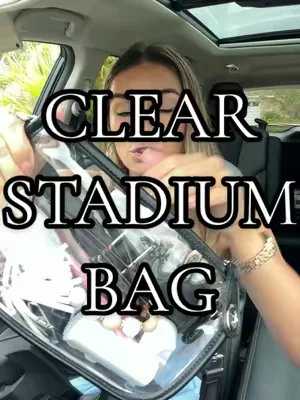 Get it before football season starts  👏🏽 #clearbag #clearbagpolicy #clearpurse #stadiumbag 