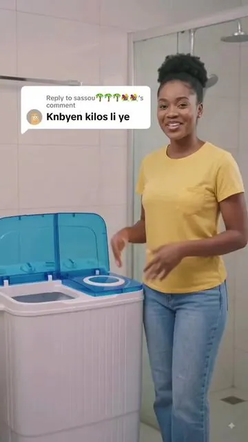 Replying to @sassou🌴🌴🌴💐💐 intergreat portable Twin Tub w #ayisyentiktok🇭🇹 #viraltiktok #viralllllll #ayisyentiktok🇭🇹🇭🇹 #ayisyentiktok🇭🇹🇭🇹 