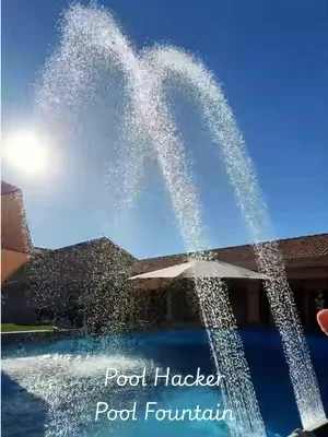 This pool fountain is everything 💦 pool hacker makes the best above ground pool accessories!  #abovegroundpool #poolfountain #SummerWins #DealsForYouDays #tiktokshopcreatorpicks 