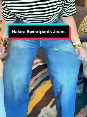 Cuando los vi pensé que eran unos jeans normales. Pero cuando los toqué me quedé en shock. Tienen el look de denim, pero la comodidad de unos sweatpants. #jeans #halara #HalaraListens #halarajeans #DealsForYouDays