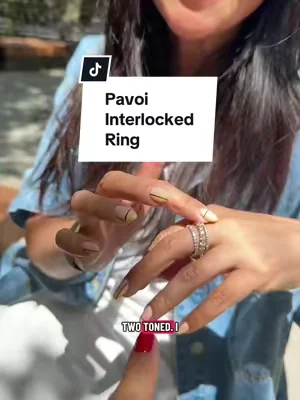 The way I look down at this every 2 min.. can you blame me? @PAVOI #interlockedring #tiktokshopdealsforyou #pavoiringstack #lookforless #affordableluxury 